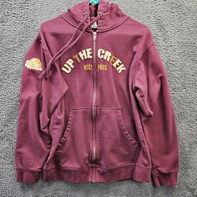 Sudadera con Capucha Up The Creek Records Store Cremallera Walnut Creek CA Independent Record Store M Foto 1 de 4