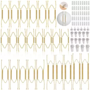24 pcs Plate Hangers for The Wall 4/6/8/10/12 Inch Invisible Decorative Wall ... - Picture 1 of 7