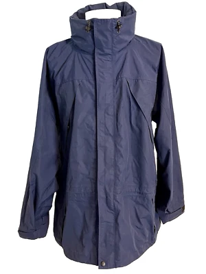 Obermeyer Men's Gor-Tex Windbreaker Jacket w Hood Navy XL - Image 1 of 4
