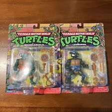 Teenage Mutant Ninja Turtles Playmates Storage Shell Figure Set Of 2 Leo & Mike