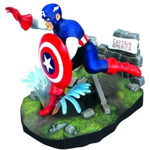 Round Captain America Model Kit - Picture 1 of 2