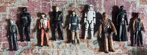 Star Wars Action Figures- Lot Of Nine Cover
