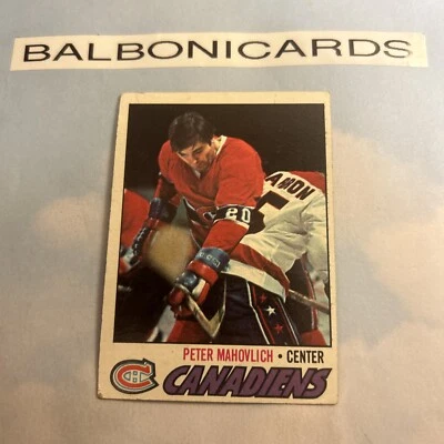 1977-78 Topps - #205 Pete Mahovlich Free Shipping! - Image 1 of 2