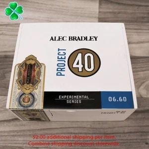 Project 40 Experimental Series 06.60 Empty Wood Cigar Box 8" x 6.5" x 3.25" - Picture 1 of 9