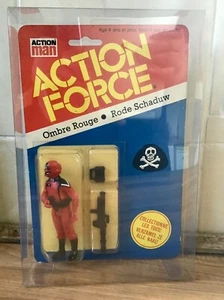ACTION FORCE - RED SHADOW / OMBRE ROUGE / RODE SCHADUW Vintage Carded Figure MOC - Picture 1 of 18