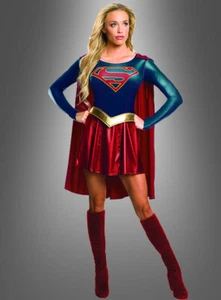 Supergirl Kostüm für Damen - Original DC Comics Lizenz Superheldin Kostüm  - Bild 1 von 8