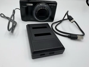 Olympus Digital Camera VR-350 16.0MP Black Plus Charger Please Read Description - Picture 1 of 7