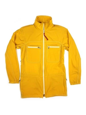 Chaqueta cortavientos PRADA SPORT amarilla elástica de nailon con cremallera IT42/US8 NUEVA CON ETIQUETAS Foto 1 de 4