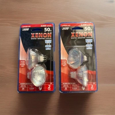 4Bulds 50Watt 12 Volt Halógen Alternative Xenón Flood Reflector W/GU5.3 Base  - Image 1 of 4