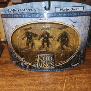NUEVO Señor de los Anillos Ejércitos de la Tierra Media - Orcos Mordor escenas de soldados de batalla - Imagen 1 de 5