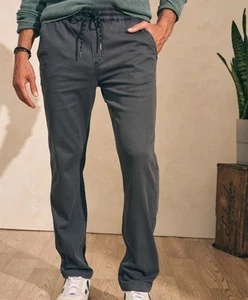 Faherty Essential Drawstring Jogger Pants Washed Black Gr. XL Preppy Travel - Bild 1 von 4