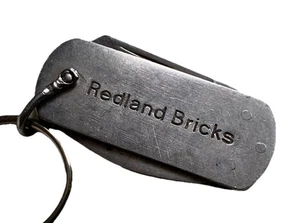 REDLAND BRICKS KEYRING Vintage Rare Redland Bricks Reigate Surrey Tool Promo - Picture 1 of 5