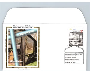 S05-9540, MORDERN ARCHITECTURE, GLASS HOUSE, COLORANO SILK FIRST DAY COVER - Picture 1 of 2