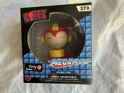 Boneco de Vinil Mega Man Atomic Fire Dirbz (#270) - Novo Selado na Caixa - Imagem 1 de 4