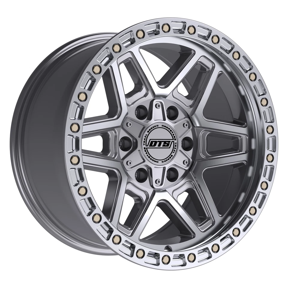 Dropstars 602MS Wheel 17x9 (-12, 5x139.7, 78.1) Silver Single Rim - Image 1 of 3