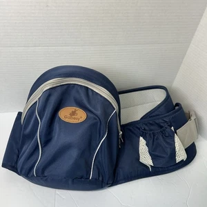 Gabesy Baby Toddler Hip Seat Carrier Blue Adjustable Bottle Cup Holder Pouch - Picture 1 of 8