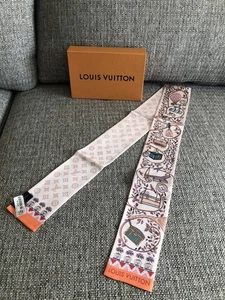 New Louis Vuitton Tree Of Louis M76116 Silk Bandeau Scarf - Picture 1 of 7