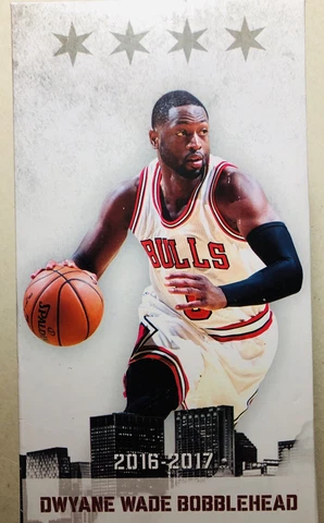 Chicago Bulls Dwyane Wade Bobblehead 2016-17 Season Cover
