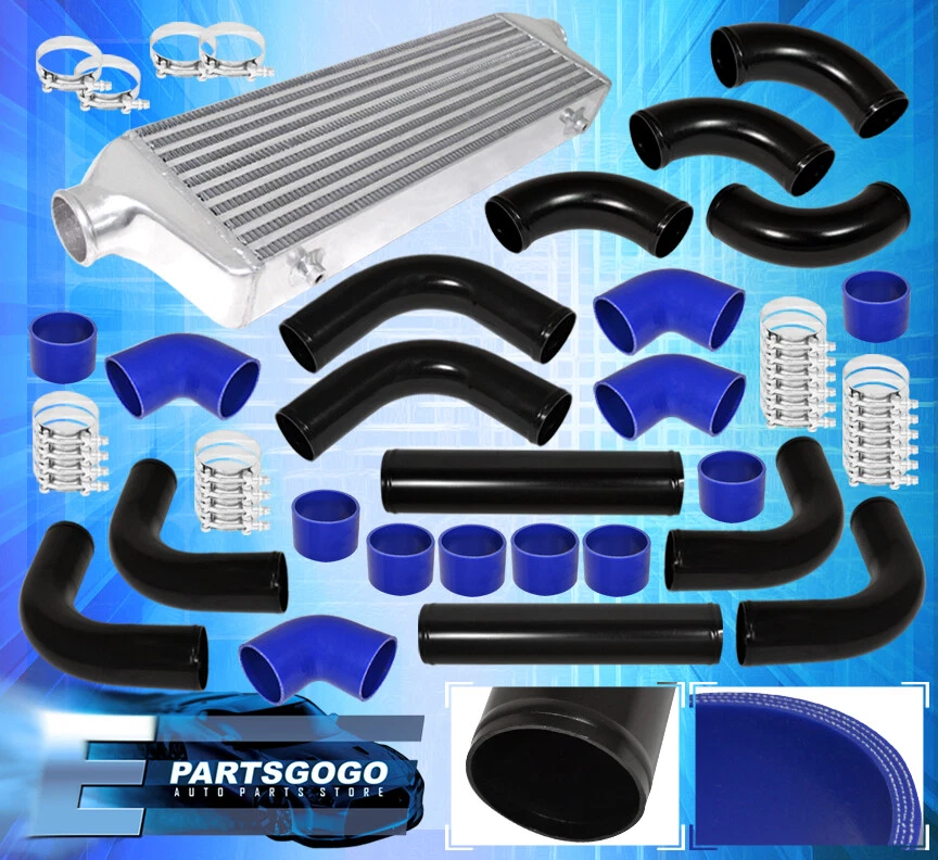 Universal Bar & Plate Jdm Intercooler +65mm Piping Kit + Silicone Adapter +Clamp Foto 1 de 1