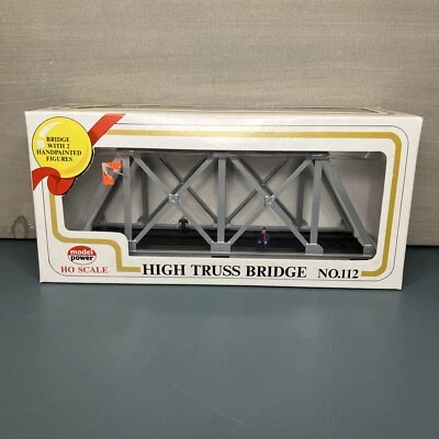 Model Power HO Scale High Truss Bridge 2-Figures No. 112 - Image 1 of 4