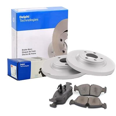 DELPHI Set Pastiglie Freno + Dischi Pieno Frontale per Hyundai i30 Kia Ceed - Immagine 1 di 3