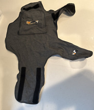 ThunderShirt For Dog Size Small Dark Gray Blended Fabric Adjustable