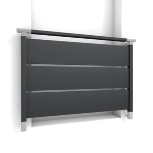 Solid Max French Francese Balcone Ringhiera Acciaio Inox parapetto finestra - Foto 1 di 2