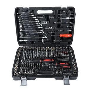Professional 216 Pcs Socket Set 1/2" 3/8" 1/4" Ratchet Spanners Large Tool Kit - Picture 1 of 7