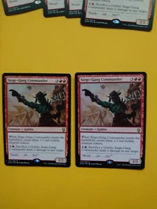 MTG Card. Siege-Gang Commander x2 Dominaria Rare as Pictured - Picture 1 of 6