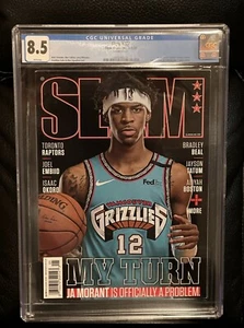 Ja Morant Rookie | Slam #227 Newsstand CGC 8.5 | Memphis Grizzlies - Picture 1 of 2