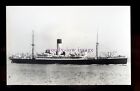 UK0974 - Blue Funnel Cargo Ship - Nestor at sea - built 1913 - photograph