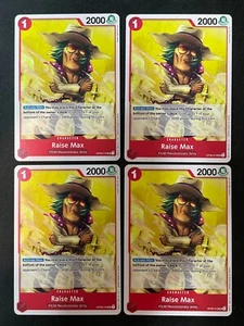 Raise Max OP06-016 UC One Piece Wings of Captain ENGLISH Playset x4 - Picture 1 of 2