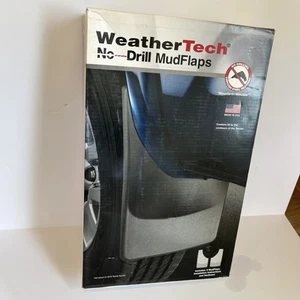 WeatherTech No-Drill rear MudFlaps 120100 jeep Black - Picture 1 of 4