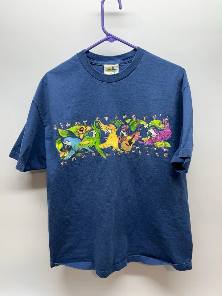 Camiseta De Colección Jimmy Buffett Margaritaville Cabeza de Loro XL ¡ENVÍO RÁPIDO! Foto 1 de 4