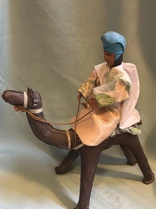 Medio Oriente Cuero Camel & Rider... Cosido a mano... Soporta 9" de alto - Imagen 1 de 11