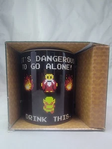 It's Dangerous To Go Alone! Drink This. Coffee Mug 11 oz, Legend of Zelda - Picture 1 of 9