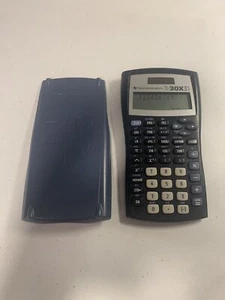 Texas Instruments TI-30X IIS Scientific Solar Calculator with Blue Cover Tested - Bild 1 von 9
