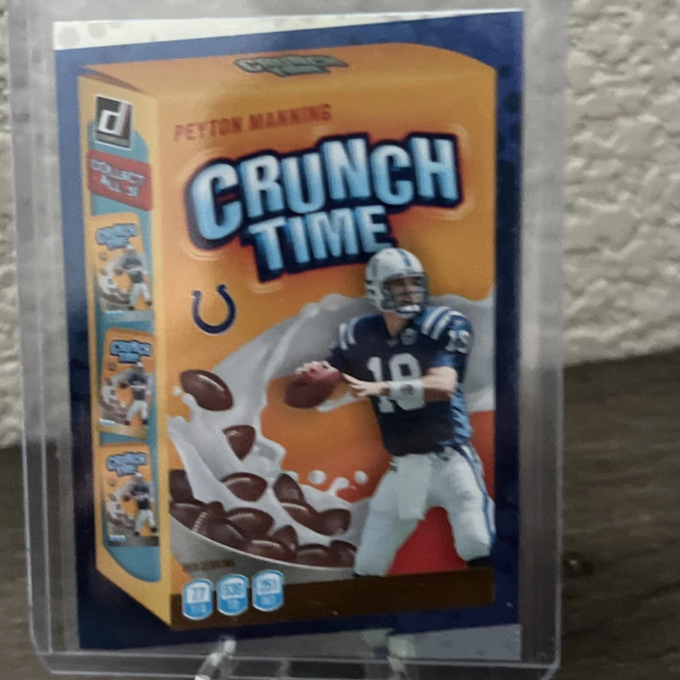 Peyton Manning 2022 Panini Donruss Crunch Time CT-8 Colts SSP - Image 1 of 2