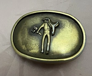 LEVI STRAUSS Small RARE Vintage Belt Buckle VGC - Picture 1 of 6