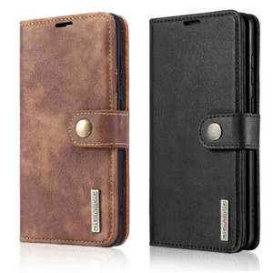 Smart Wallet Leather Case w/Detachable Magnetic Back Cover for S21,S10+,Note20 U - Picture 1 of 12