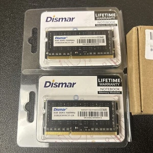 Dismar DDR3L/DDR3 Ram 16GB Kit(2x8G) 1600MHz PC3-12800 CL11 1.35V/1.5V Laptop - Picture 1 of 3