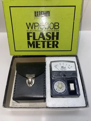 Medidor de flash Wein WP500B con estuche en caja original Foto 1 de 4