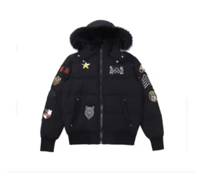 Winter New Black Moose Knuckles Gold Fingers Down Cotton Hoodie Jacket Men#AAAA - Image 1 of 4