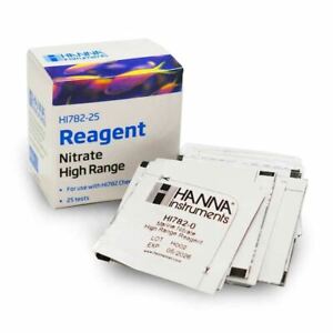 HI782-25  Nitrate High Range Reagents (25 tests) - Hanna Instruments