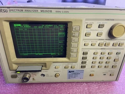 Anritsu MS2601B 9 kHz to 2.2 GHz Spectrum Analyzer - Image 1 of 4