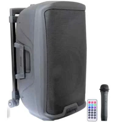 GEMINI AS 2115 TO GO cassa amplificata portatile da 2000W con batteria microfono - Immagine 1 di 4