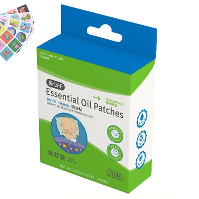 Baby Nose Patch 20PCS Natural Stuffy Patch Sleeping Patch For Relieving - image 1 of 4