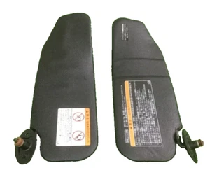 JDM Toyota MR2 Spyder MR-S Sun Visor Pair 2000-2005 OEM ZZW30 1ZZ VVTI - Picture 1 of 3