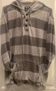 Billabong n. Maglione 73 Built to Thrash grigio a righe con cappuccio XL - Foto 1 di 8