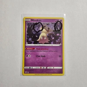 2 SWIRL 🌀 Mimikyu 081/189 Cosmos Holo Rare Darkness Ablaze Pokemon Card - NM - Picture 1 of 2